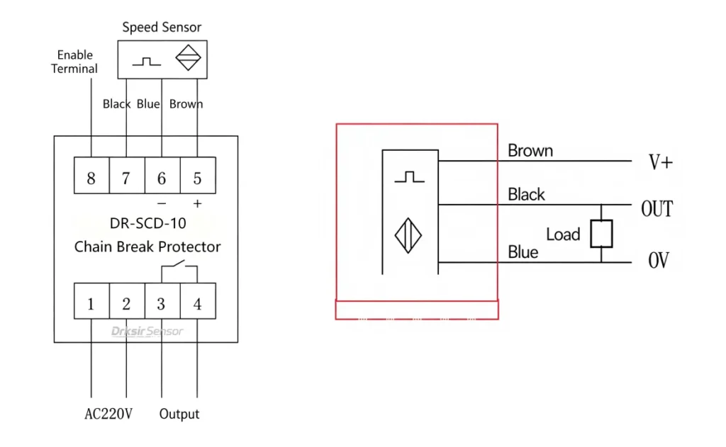 Chain Break Protector Circuit diagram