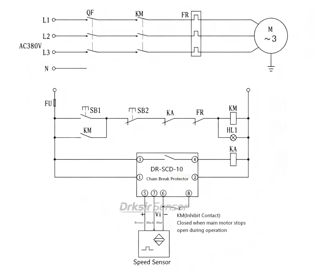 Chain Break Protector box wiring diagram