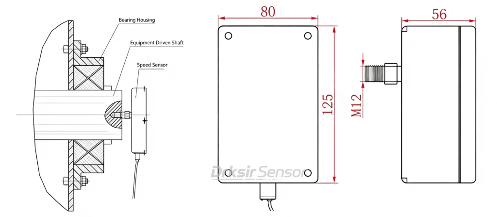 Diagram of Installation for Chain Break Protector