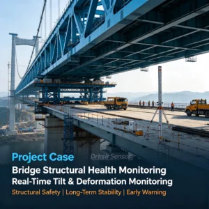 Bridge Structural Health Monitoring with 0.001° RS485 Inclinometers